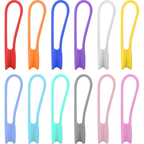 Universeller magnetischer Kabelhalter mit Klemme und Verriegelungsclip – 12 Farben (1/5)