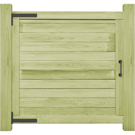 Portail de jardin Bois de pin imprégné 100x100 cm (1/5)