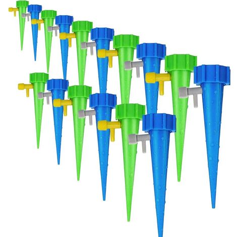 Irrigation Goutte à Goutte Kit,40 Pcs d'arrosage Automatique avec Vannes de Régulation, Débit d'eau Réglable, Arroseurs Automatiques Plantes, pour Jardin Maison Intérieur Extérieur (1/5)
