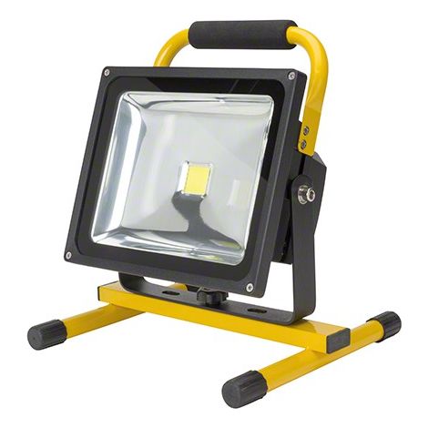 LED-Flutlicht 30 W, 3.000 lm, 6.000 °K, IP65, wiederaufladbarer Akku, 40.000 Stunden [UPL-FL30W] (1/5)