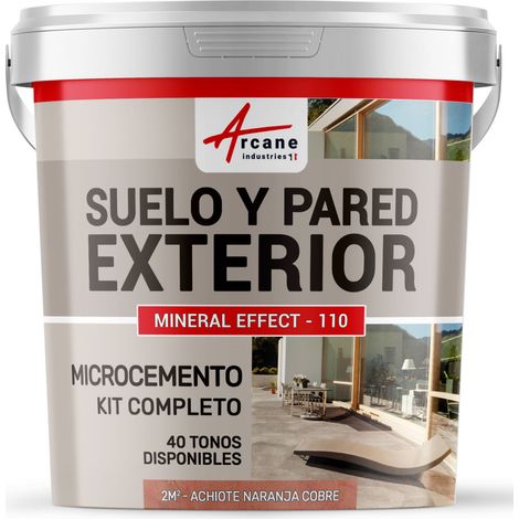 Microcemento para exteriores: suelos, muros, terrazas, balcones, escaleras