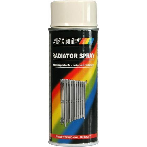 Peinture Radiateur Ral1013 Blanc Perle Brillant Spray 400ml Motip