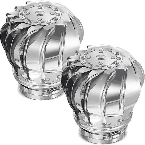 Ventilateur de grenier sans moteur - Turbine éolienne de 110 mm (lot de 2) (1/5)