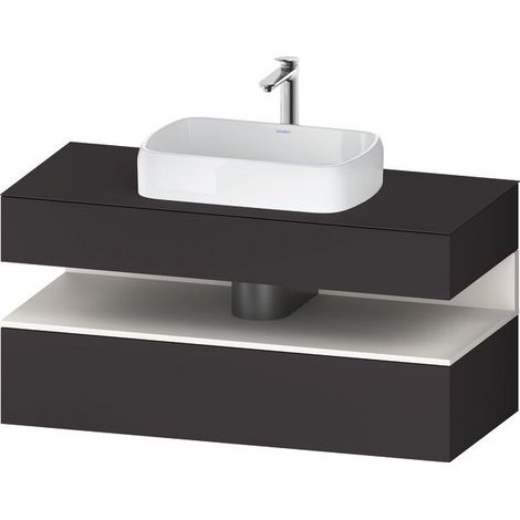 Duravit Collection One Meuble sous-vasque sur console, 1 tiroir,