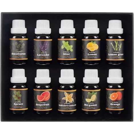 Aceite esencial - juego de 10 uds 15ml ruhy 21938 (1/5)