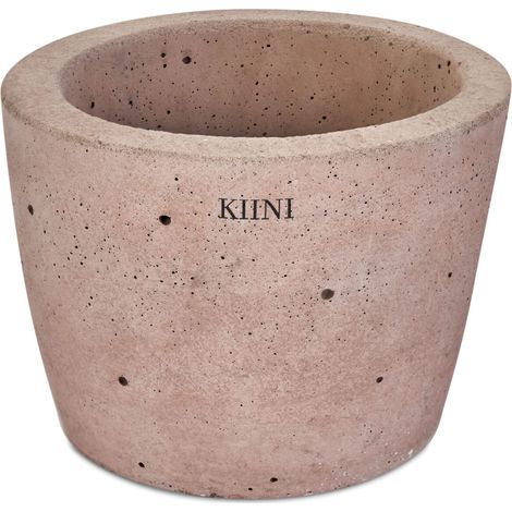 KIINI Beton-Outdoor-Topfblumen-Blumenständer für den Innenbereich - Garten S Schokolade (1/3)