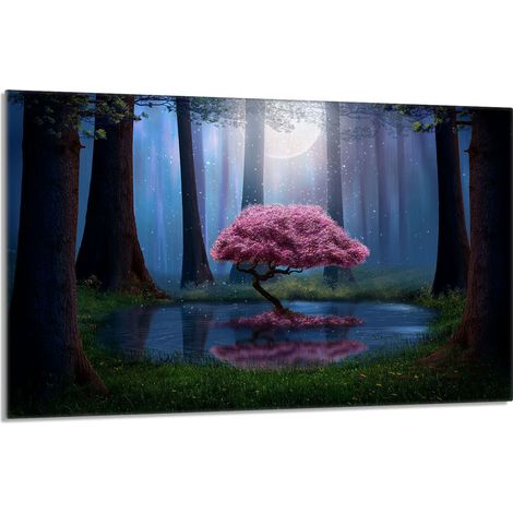 Glasschutzplatte für den Herd 80x52 Baum (1/5)