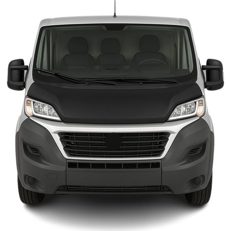 OMAC Protège Capot pour Fiat Ducato 2014-2026 Masque de Voiture Vinyle Noir complète (1/4)