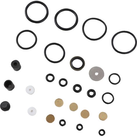 Kit de joints d'étanchéité et segments de piston 30 MPa pour compresseur d'air PCP 12V, pièces de rechange pour pompe haute pression, métal et PVC (1/5)