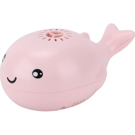 Niedliches Wal-Badespielzeug, USB-wiederaufladbarer, tragbarer, schwimmender Walball für Kinder, Rosa (1/5)