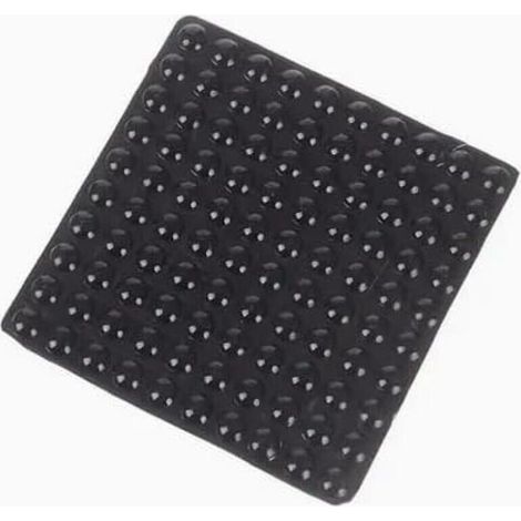 100 Stück Dämpfer Pads für Möbel, Selbstklebende Silikon Schutzpads, Türpuffer und Schrankpuffer Schwarz, 10x3mm (1/5)