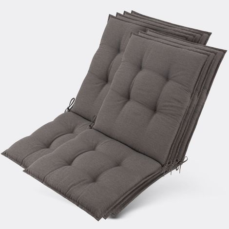 7er Set Sun-NL Niederlehner Auflage 100x50x8cm Taupe
