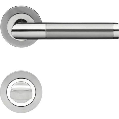ENSEMBLE S/ROSACES RIO STEEL CONDA. INOX POLI/SATINE