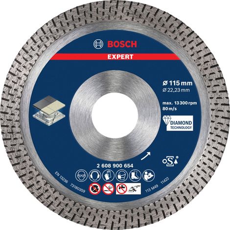 Bosch Expert HardCeramic Diamanttrennscheiben 115 x 22,23 x 1,4 x 10 mm - 2608900654