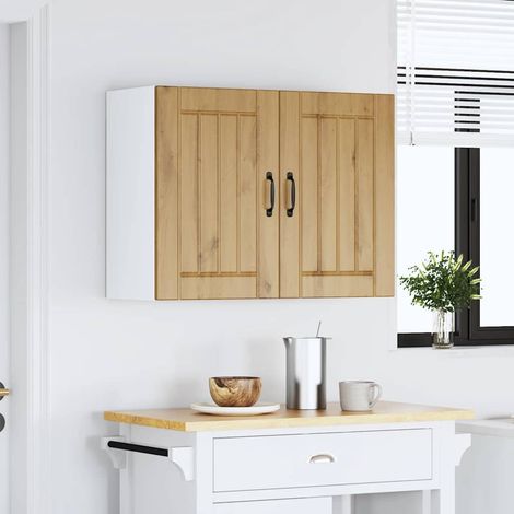 Maison Exclusive - Pensile da Cucina Lucca Rovere Artigianale in Legno Multistrato