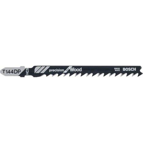 Bosch PRO Wood precise T144DP Hoja de sierra de calar 100 mm 100 piezas - 2608633A42