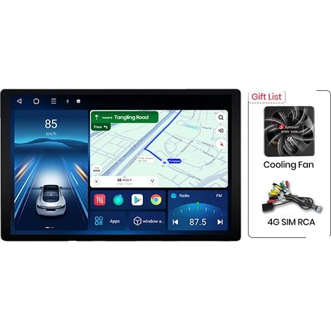 Autoradio, touchscreen, multifunzione, compatibile con Dodge Journey Fiat Freemont 2011-20, X7 MAX 6+128GB 13" (1/2)
