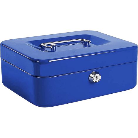 kippen 10033B2 - Cassetta Portavalori Blu, Dimensioni: 200X160X90 mm (1/5)