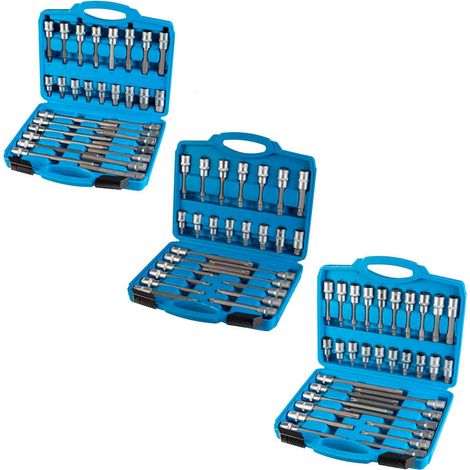 Set 88 pezzi di bussole scanalate, esagonali e torx con attacco prese da 1,2 (1/5)