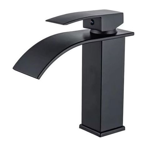 Description générale Bec cascade au design élégant et moderne, offrant un débit d'eau doux et agréable, imitant le murmure (1/5)