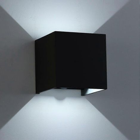 Applique murale extérieure à détecteur de mouvement, 12 W, LED, IP65, idéale pour jardin, couloir ou allée. (1/2)