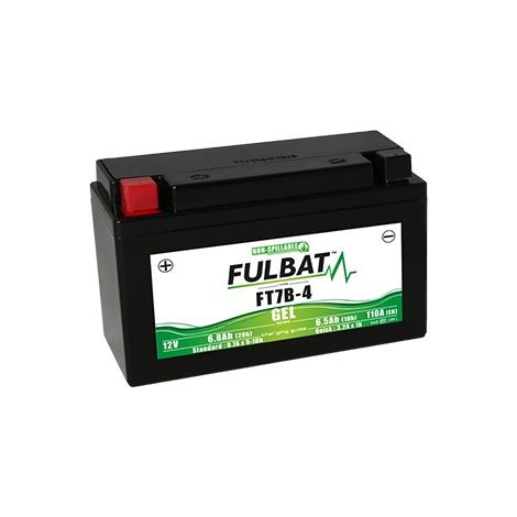 Fulbat – Batterie gel 12V 6,8Ah pour moto – Technologie anti-fuite – Montage dans toutes les positions – 100% sans entretien