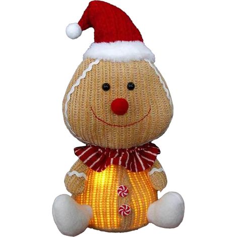 Décoration en pain d'épice de Noël - Figurine de collection de bonhomme en (1/5)
