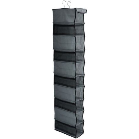 10 couches penderie sac de rangement suspendu forte charge portant multicouche sac de rangement suspendu pour chaussures chapeau sous-vêtements (1/4)