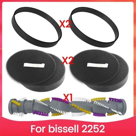 Kit de 5 filtres pour brosse rotative et courroie d'aspiration pour aspirateur Bissell 2252 - Accessoires de rechange (1/5)