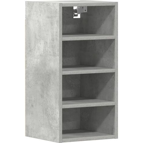 Armario moderno de pared con capacidad de almacenamiento óptima 30 x 29,5 x 60 cm madera gris hormigón 020050442 (1/5)