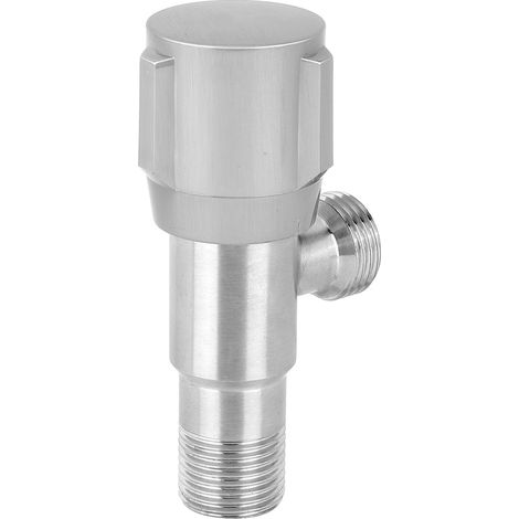 G1/2 Zoll Gewinde-Eckventil aus Edelstahl für Wasserhahn, Toilette und Warmwasserbereiter
