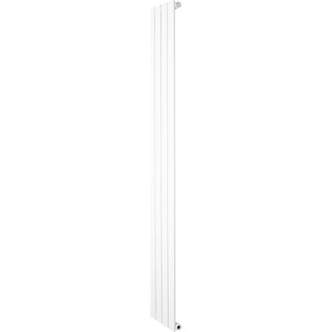 Radiatore Verticale Design Piatto Colonna Singola Bianco 1800x280 mm (1/5)