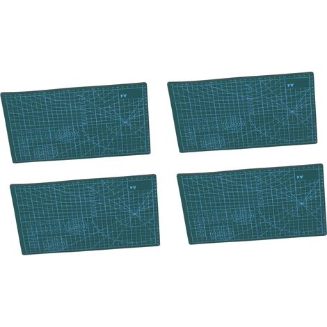 Lot de 4 planches de coupe PVC A4 auto-cicatrisantes pour patchwork, couture et bricolage DIY - grille de découpe précise pour loisirs créatifs (1/5)