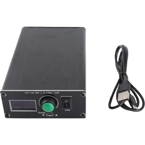 [JAMAIS UTILISÉ]Mini coupleur d'antenne automatique pour équipements radio 1,855 MHz 0,96 po avec boîtier ATU‑100 (1/5)
