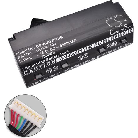 NX - Batterie ordinateur portable 15V 5200mAh - 0B110-002900000B110-003400000B (1/4)