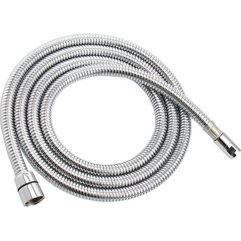 Tuyau de rechange en acier inoxydable pour robinet de baignoire 180 cm (tuyau de baignoire, 1,8 mètre) (1/5)