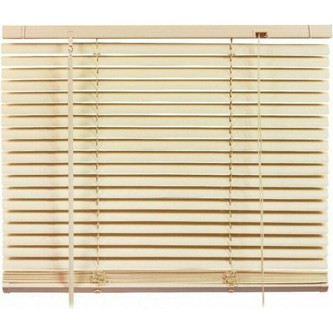 Rideau vénitien pour la crème de fenêtre en PVC 120x160 cm
