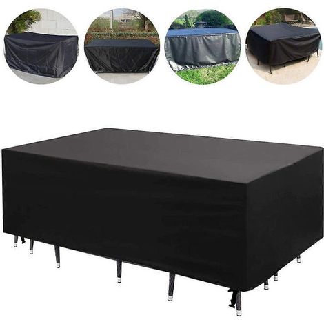 Housse de protection pour table et mobilier de jardin, dimensions : 280 x 204 x 106 cm. (1/5)