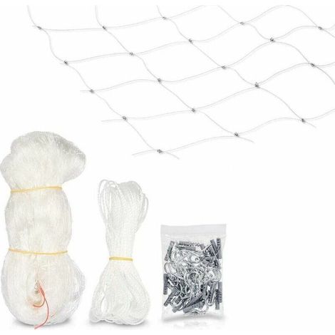 ZVD Filet de sécurité pour Chat - Filet de Protection Transparent pour Balcon - Filet Anti-Fuite pour fenêtre et terrasse - sans perçage (3 6m) (1/4)