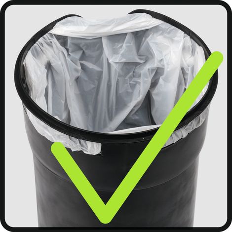 Moderner Treteimer für Bad, 3 L, WENKO (1/5)