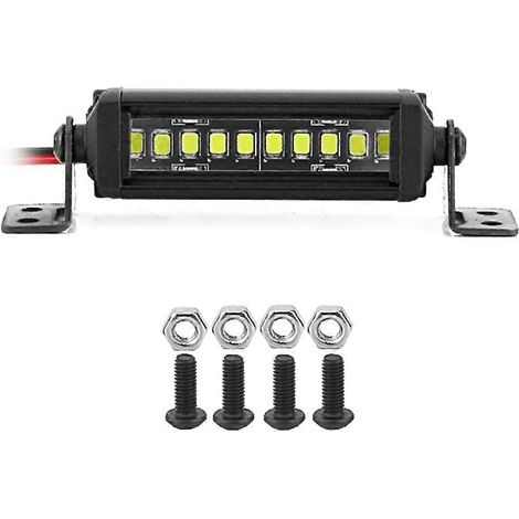 Barre lumineuse LED 24/36 pour toit de voiture RC Crawler 1/10 Axial SCX10 90046/47 SCX24 D90 TRX4, carrosserie E (1/5)