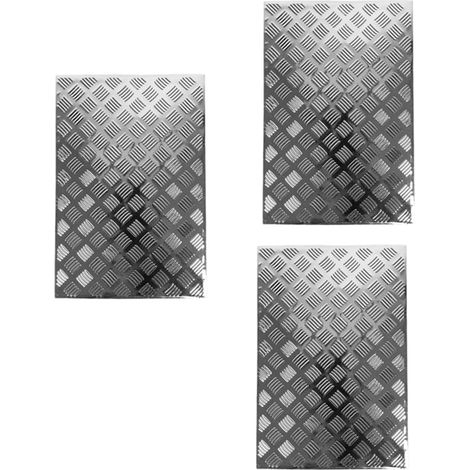 3X pour D12 1/10 PièCes de Mise à Niveau de Voiture Télécommande Couvercle de Coffre ArrièRe Plaque de Protection Plaque AntidéRapante Accessoires de Plaque Décorative (1/5)