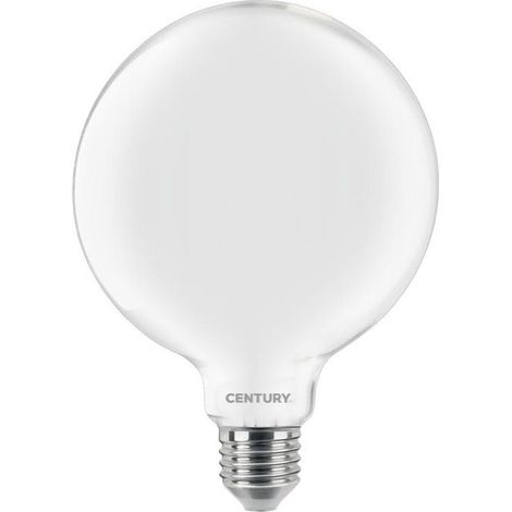 Century INSG125-102730 Incanto Saten Lampadina LED Globo G125 E27 10W 1055 lm 3000K Classe E