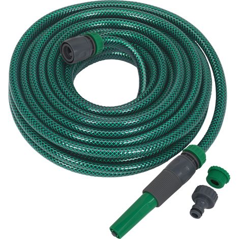 Sealey Water Hose 15m with Fittings GH15R/12 (1/2)