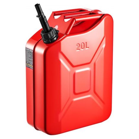 Jerrican Essence Métal 20 L Bidon Essence avec Bec Verseur (1/5)