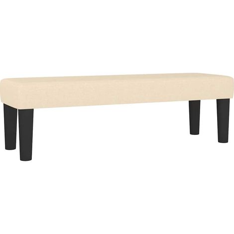 Banc intérieur Crème 100 x 30 x 30 cm tissu fr9699 - Maison La Vie (1/5)