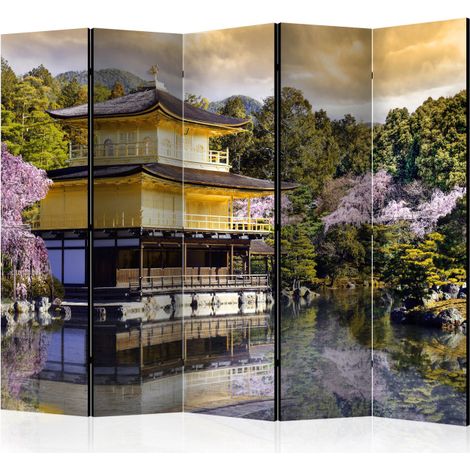 Paravent 5 Volets "Japanese Landscape" 172x225cm (1/2)