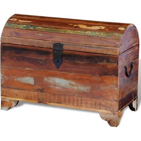 Cassa di Stoccaggio in Legno Massello di Recupero vidaXL (1/5)