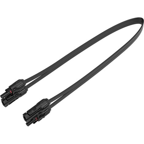Câble électrique extra plat MC4 0,5m – Épaisseur 1,5mm – Connecteur pour panneaux solaires – Installation facile sans perçage – Eco Flow (1/10)