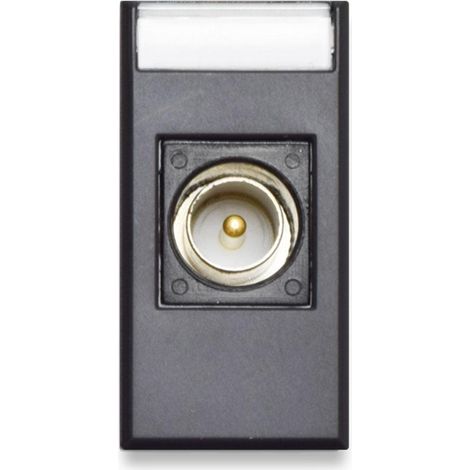Presa Ave Tekla TV/SAT diretta colore nero 1 modulo 445096IM